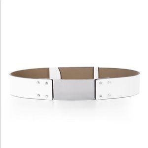 Bcbgmaxazria collar stud plated waist belt small